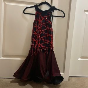 Jazz Costume with Frilly Skirt